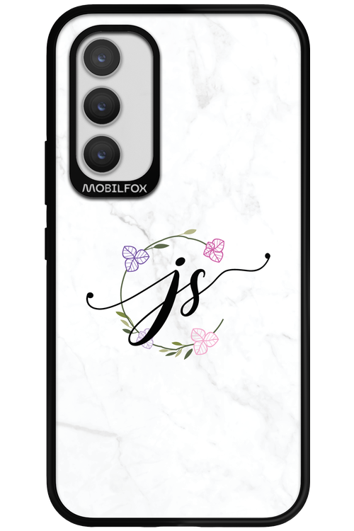 JS Monogram White - Samsung Galaxy A34