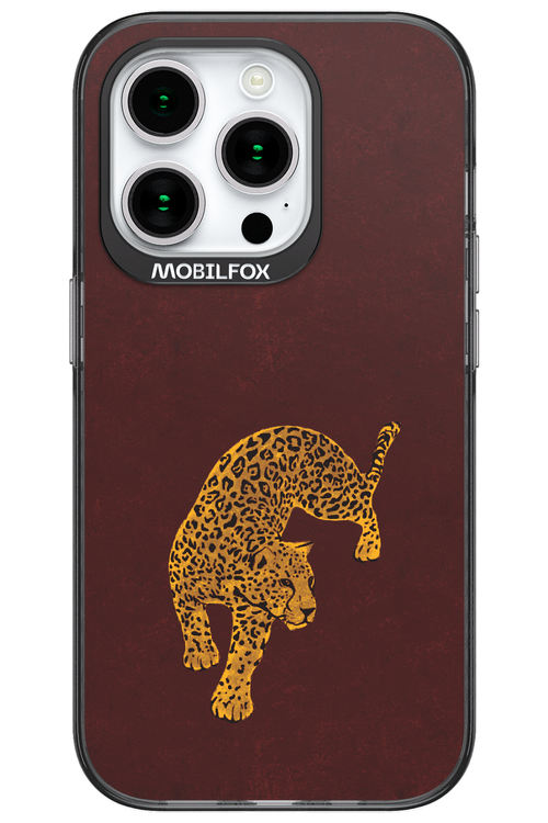 Burgundy Leopard - Apple iPhone 15 Pro