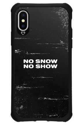 No snow, no show - Apple iPhone X