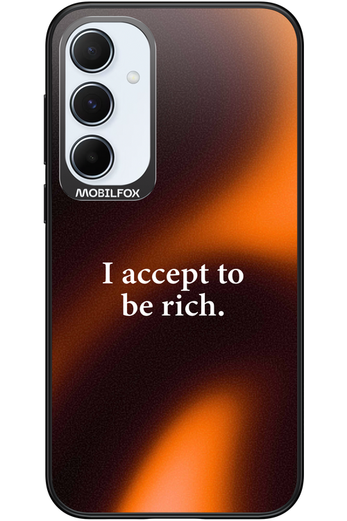 I accept to be rich - Samsung Galaxy A55