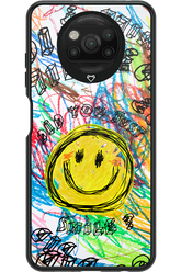 Crayon Smiley Colorful - Xiaomi Poco X3 Pro