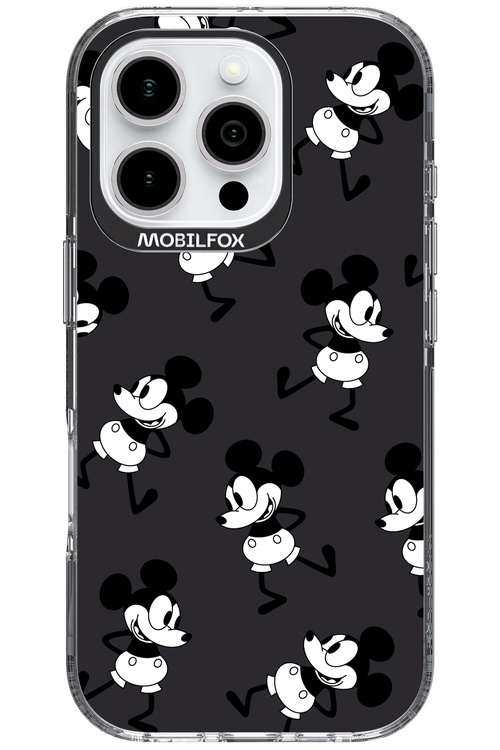 Iconic Mouse (antracite pattern) - Apple iPhone 16 Pro