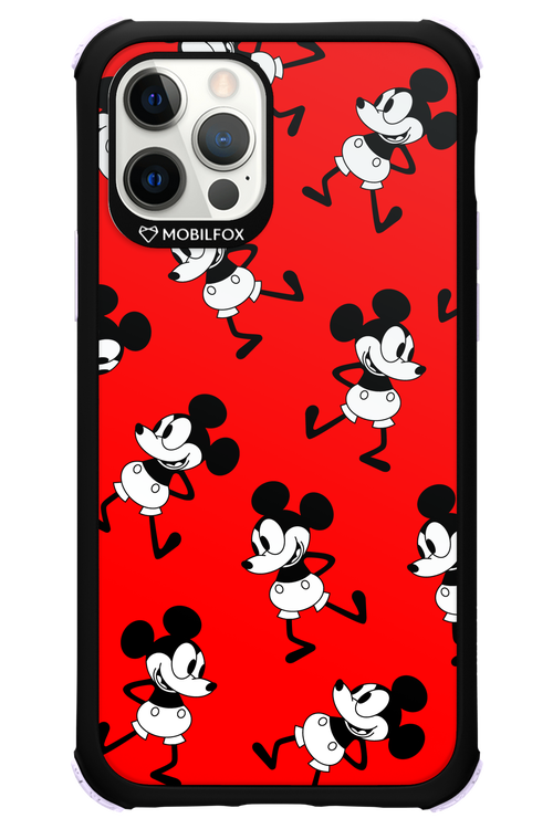 Iconic Mouse (red pattern) - Apple iPhone 12 Pro