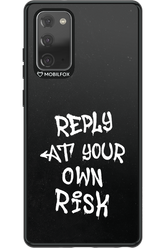 Risk Black 2.0 - Samsung Galaxy Note 20