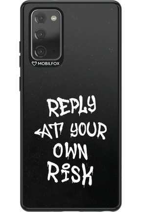 Risk Black 2.0 - Samsung Galaxy Note 20