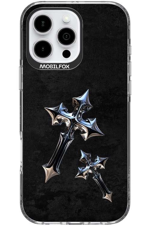 Chrome Crosses - Apple iPhone 16 Pro Max