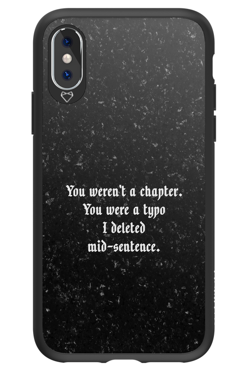 A Typo - Apple iPhone X
