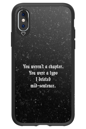 A Typo - Apple iPhone X