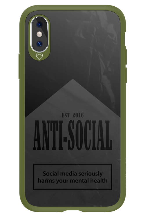 ANTI-SOCIAL (BLVCK) 2.0 - Apple iPhone XS