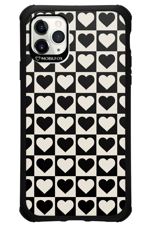 Checkered Heart - Apple iPhone 11 Pro Max