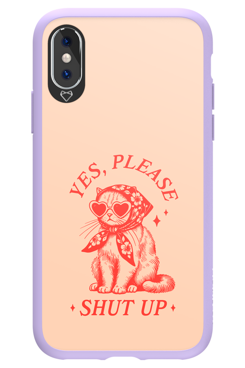 Shut upp - Apple iPhone X