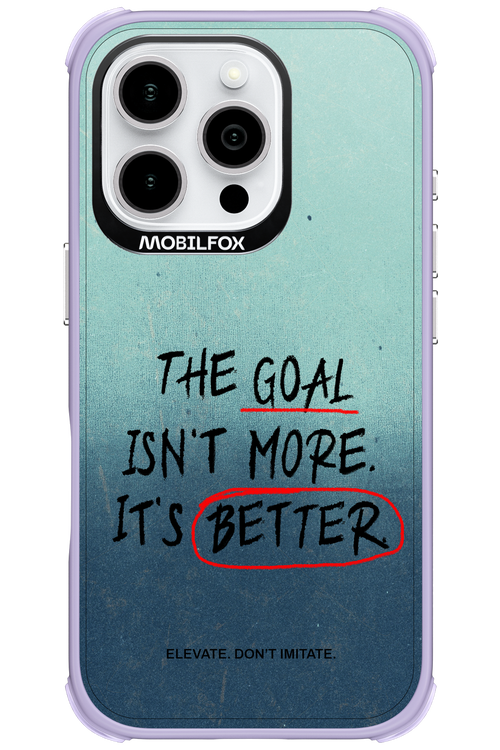 The Goal 2.0 - Apple iPhone 16 Pro