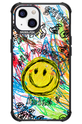 Crayon Smiley Colorful - Apple iPhone 13