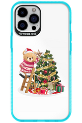 Christmas Bear (Transparent) - Apple iPhone 12 Pro Max