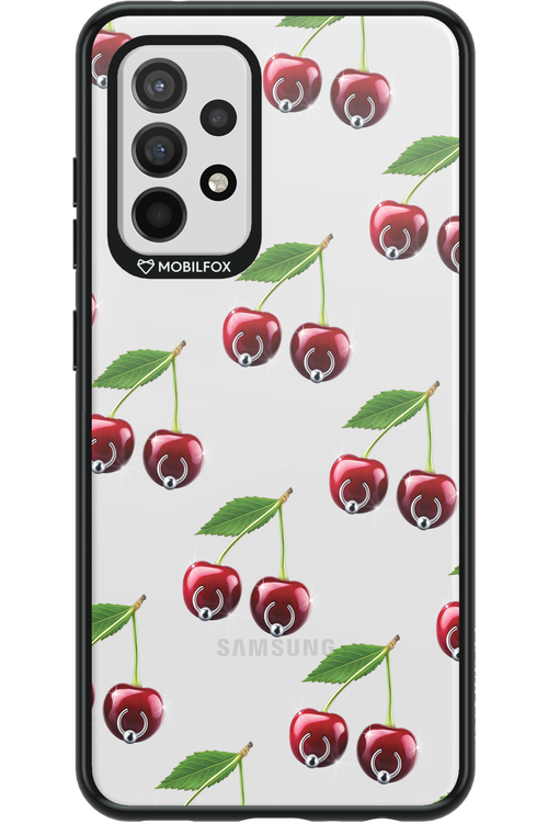 Spicy Cherries Transparent - Samsung Galaxy A52 / A52 5G / A52s