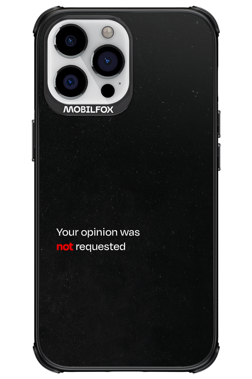 Not Requested 2.0 - Apple iPhone 13 Pro Max