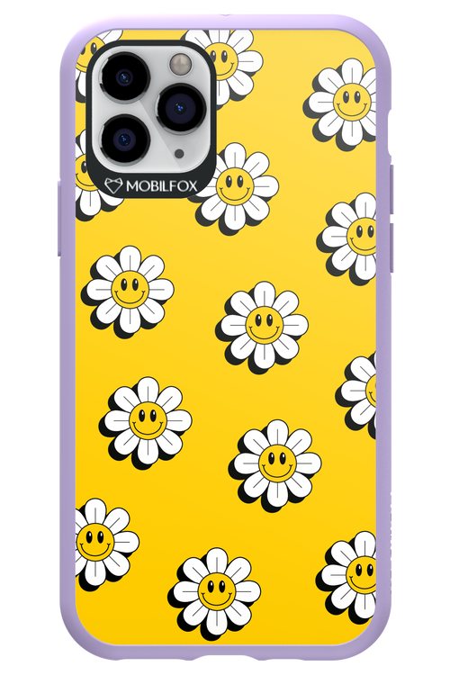 Smiley Flowers - Apple iPhone 11 Pro