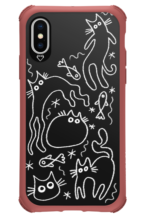 CHALK_CATS - Apple iPhone X
