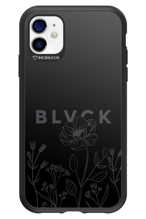 Black Flowers - Apple iPhone 11