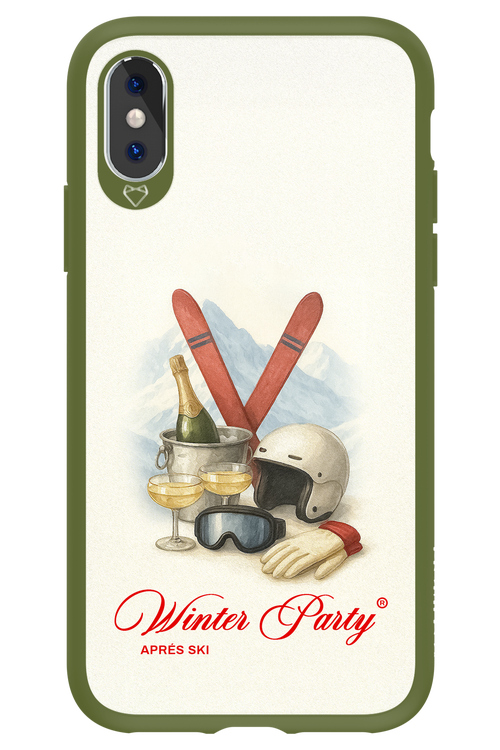 Winter Ski Party - Apple iPhone X