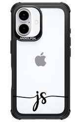 JS Monogram - Apple iPhone 16