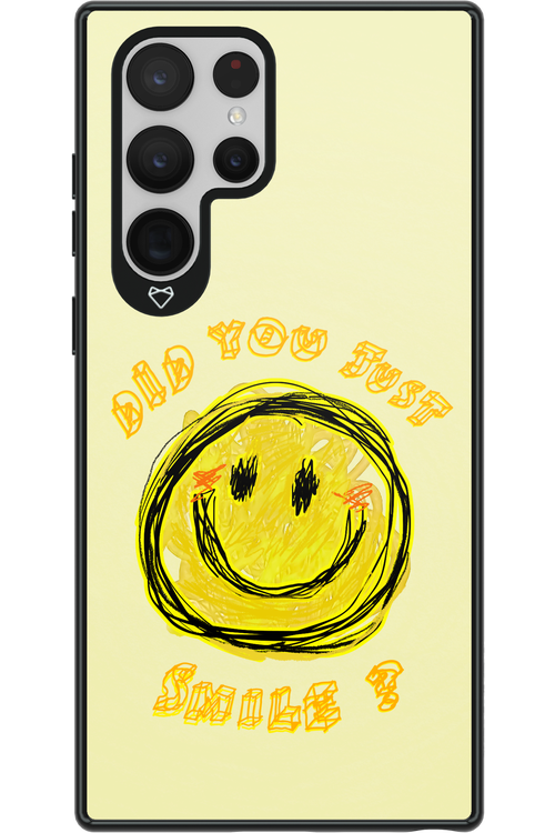 Crayon Smiley - Samsung Galaxy S22 Ultra