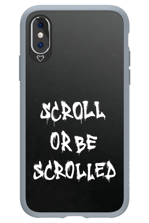 Scroll Black - Apple iPhone XS