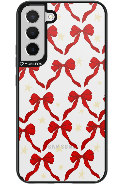 Bow & Stars (Transparent) - Samsung Galaxy S22+