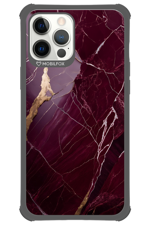 Burgundy Marble - Apple iPhone 12 Pro Max