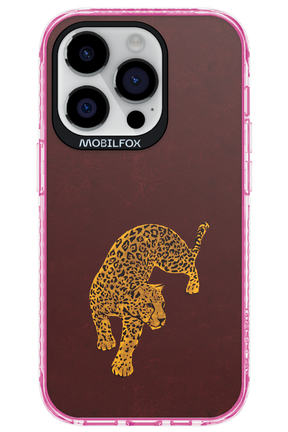 Burgundy Leopard - Apple iPhone 14 Pro