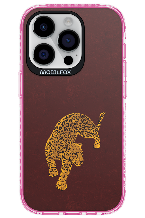 Burgundy Leopard - Apple iPhone 14 Pro