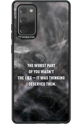 Lies - Samsung Galaxy Note 20