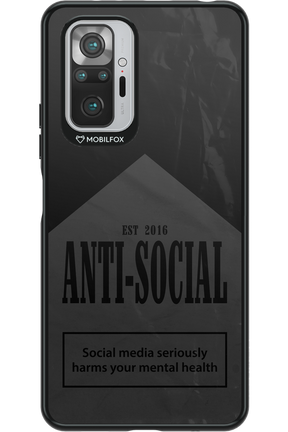 ANTI-SOCIAL (BLVCK) 2.0 - Xiaomi Redmi Note 10 Pro