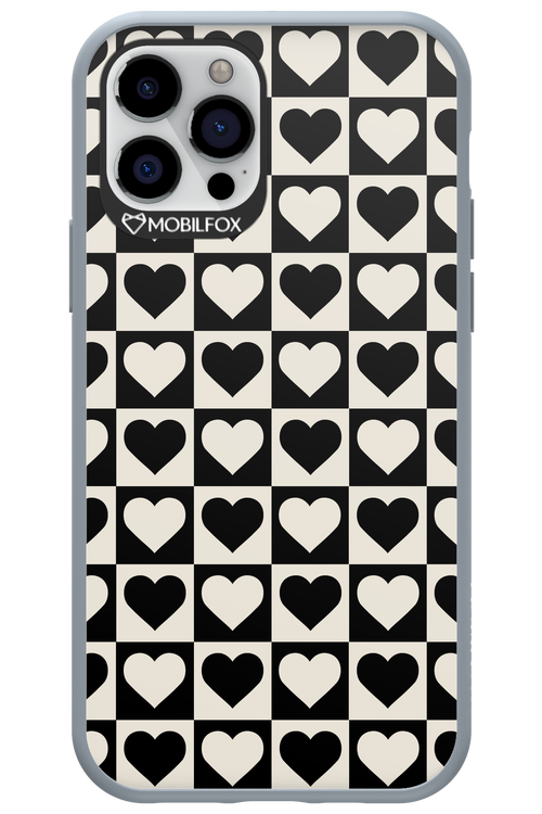 Checkered Heart - Apple iPhone 12 Pro