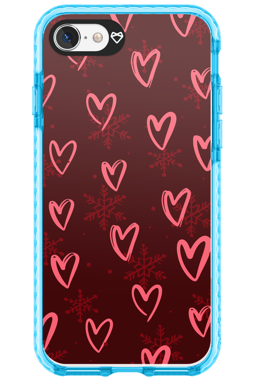 Christmas Hearts - Apple iPhone 8