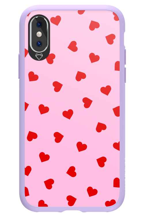 Sprinkle Heart Pink - Apple iPhone X