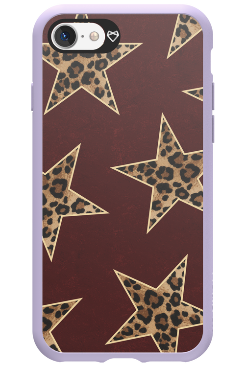 Wild Stars Burgundy - Apple iPhone 7