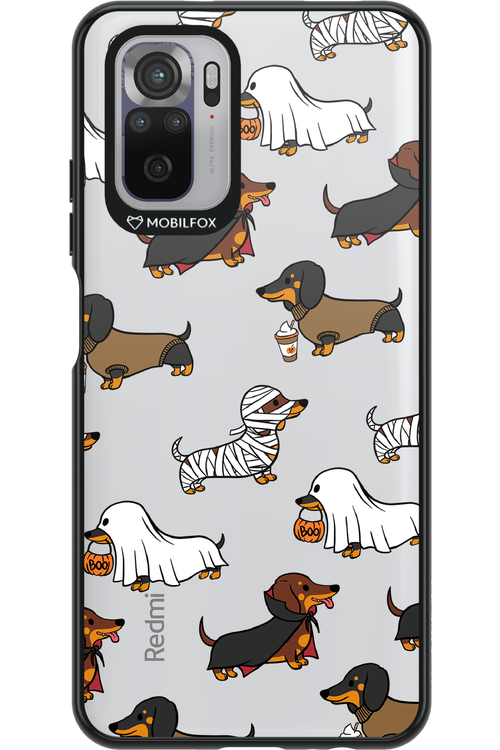Scary Dachshund (Transparent) - Xiaomi Redmi Note 10