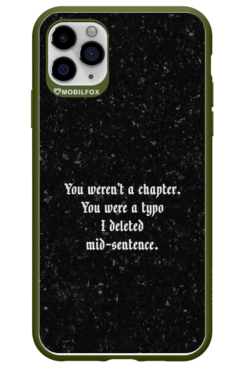 A Typo - Apple iPhone 11 Pro Max