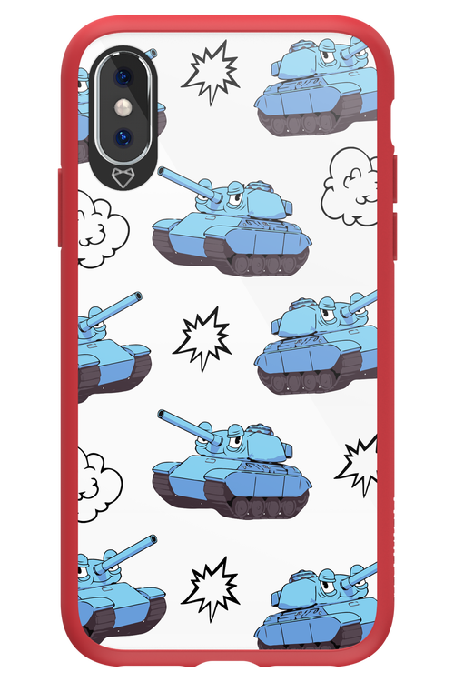 Tank Guy Transparent - Apple iPhone X