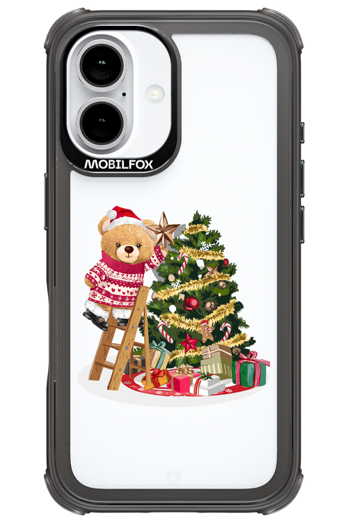 Christmas Bear (Transparent) - Apple iPhone 16