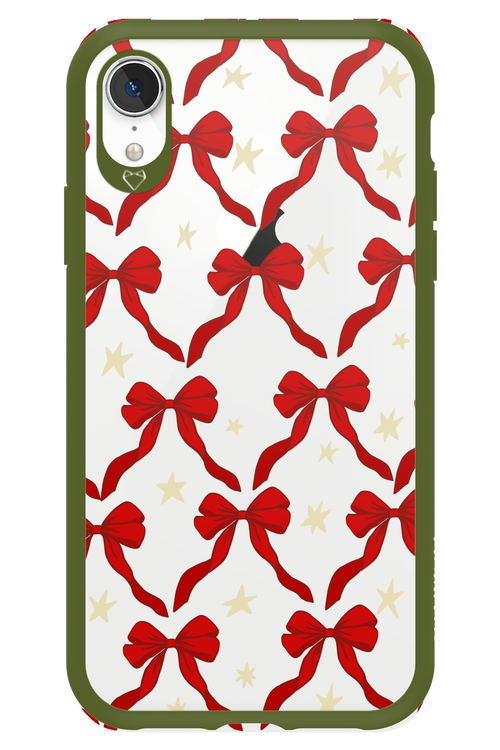 Bow & Stars (Transparent) - Apple iPhone XR