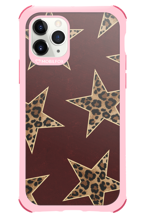 Wild Stars Burgundy - Apple iPhone 11 Pro