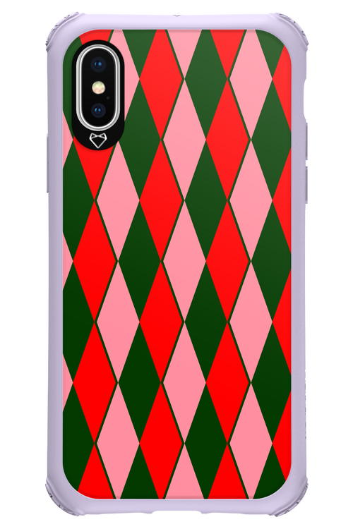 Retro Christmas - Apple iPhone X