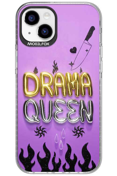 Drama Queen Purple - Apple iPhone 15 Plus