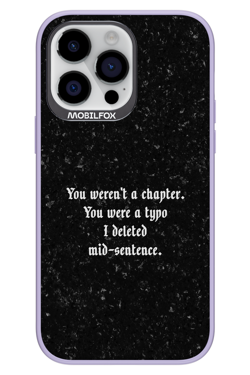 A Typo - Apple iPhone 14 Pro Max