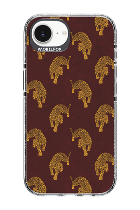 Burgundy Leopard Pattern - Apple iPhone 16e