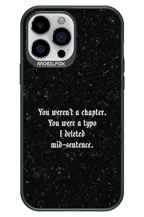 A Typo - Apple iPhone 13 Pro Max