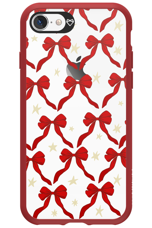 Bow & Stars (Transparent) - Apple iPhone 8