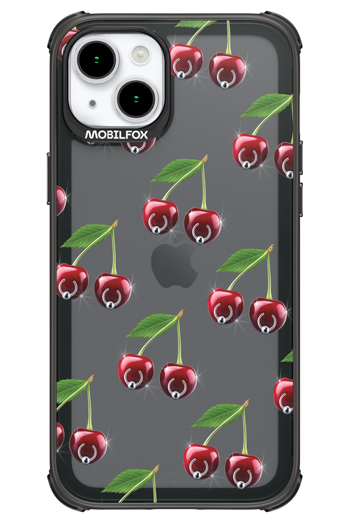 Spicy Cherries Transparent - Apple iPhone 15 Plus